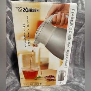 Zojirushi SH-HB15-SA‎ Stainless Steel Pot, 0.3 gal (1.5 L), Silver- Carafe.
